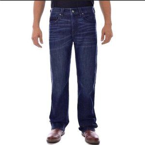 TK Axel Blue Jeans Pants Denim Mens 36x32‎ Slim Bootcut Dark Wash